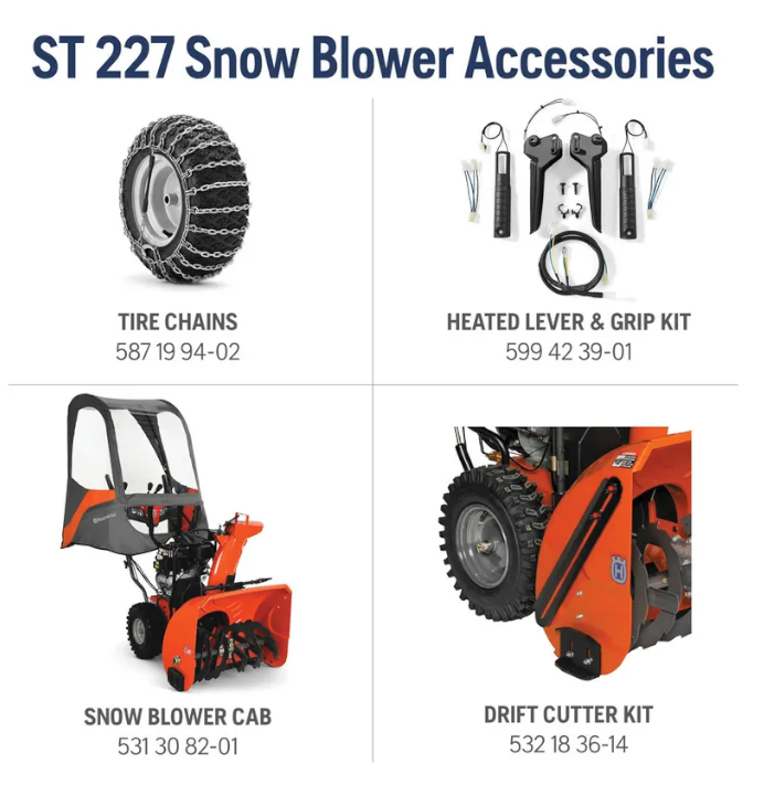 Husqvarna ST227 Residential Snow Blowers